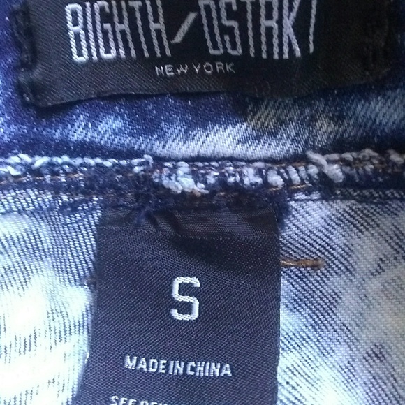 8ighth Dstrkt FIT DISTRESSED MOTO OVERALL - Picture 3 of 4